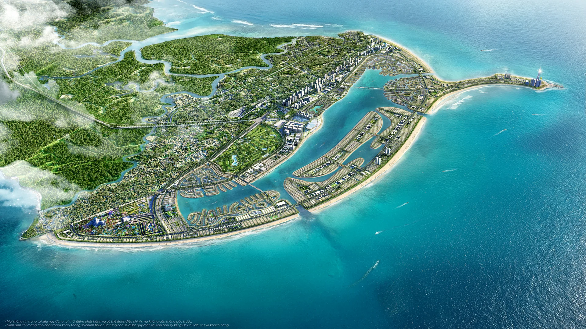 Phối cảnh tổng thể Vinhomes Green Paradise Cần Giờ